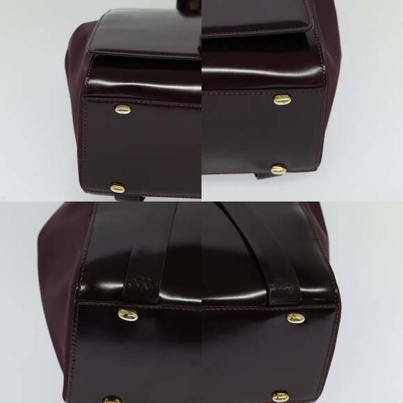 CELINE Backpack Leather Purple Gold - Picture 10 of 12